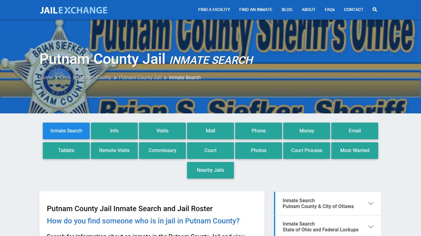 Inmate Search: Roster & Mugshots - Putnam County Jail, OH - Jail Exchange